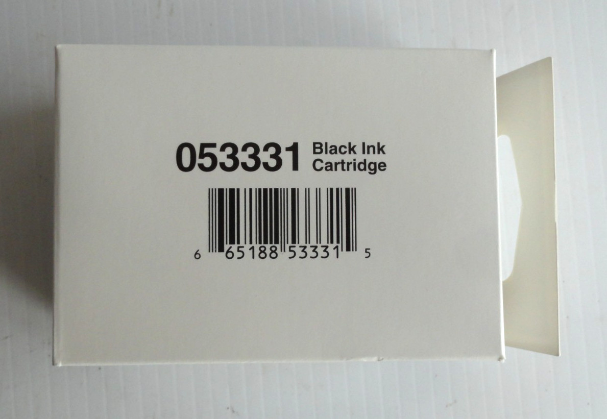 Genuine Primera 53331 Black Ink Cartridge for Bravo II,  10N0370 SEALED NEW