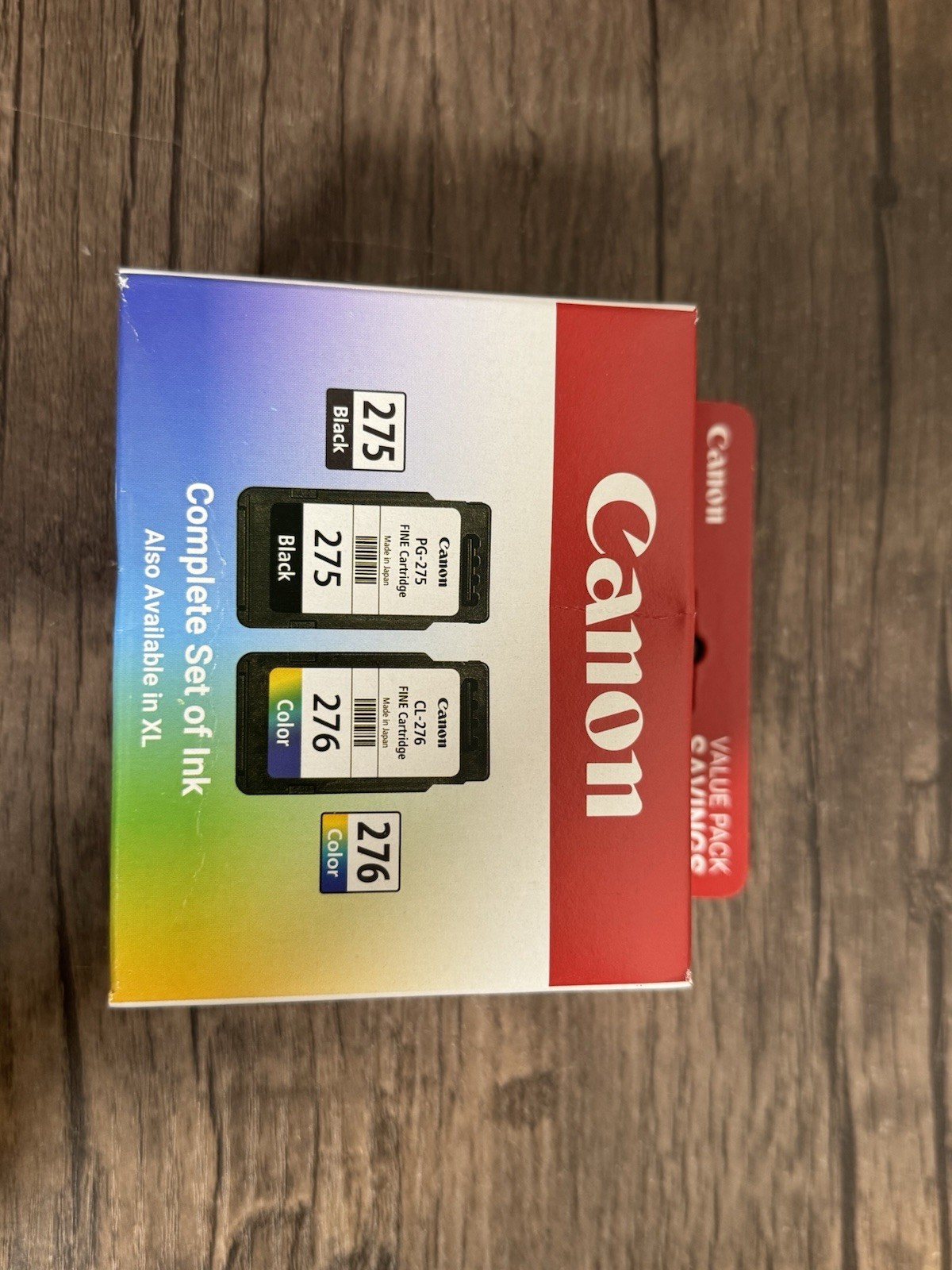 Canon Genuine PG-275 Black CL-276 Color Ink Cartridges New Sealed Combo 2 Pack