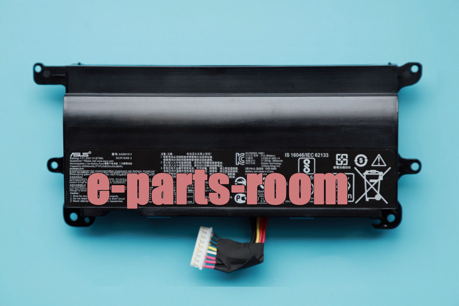 Genuine A32N1511 Battery for Asus ROG G752V G752VL G752VT G752VM GFX72VL GFX72VY