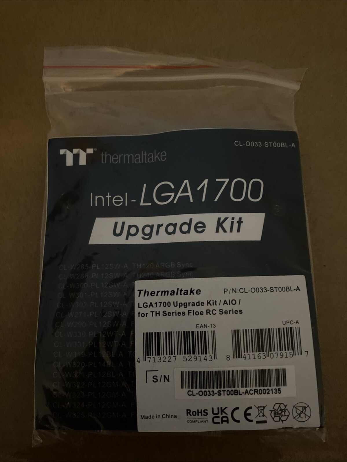 Thermaltake CL-O033-ST00BL-A LGA1700 Upgrade Kit for TH Series