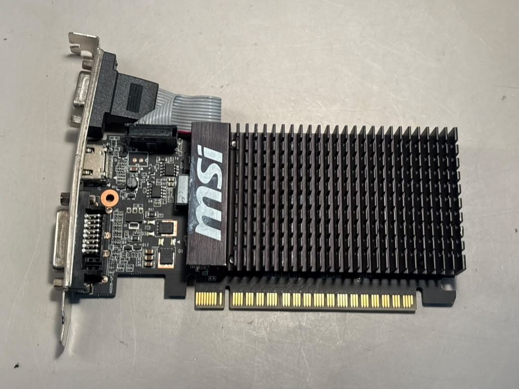 MSI Nvidia GeForce GT 710 2GB DDR3 GT 710 2GD3H LP Video Graphics Card
