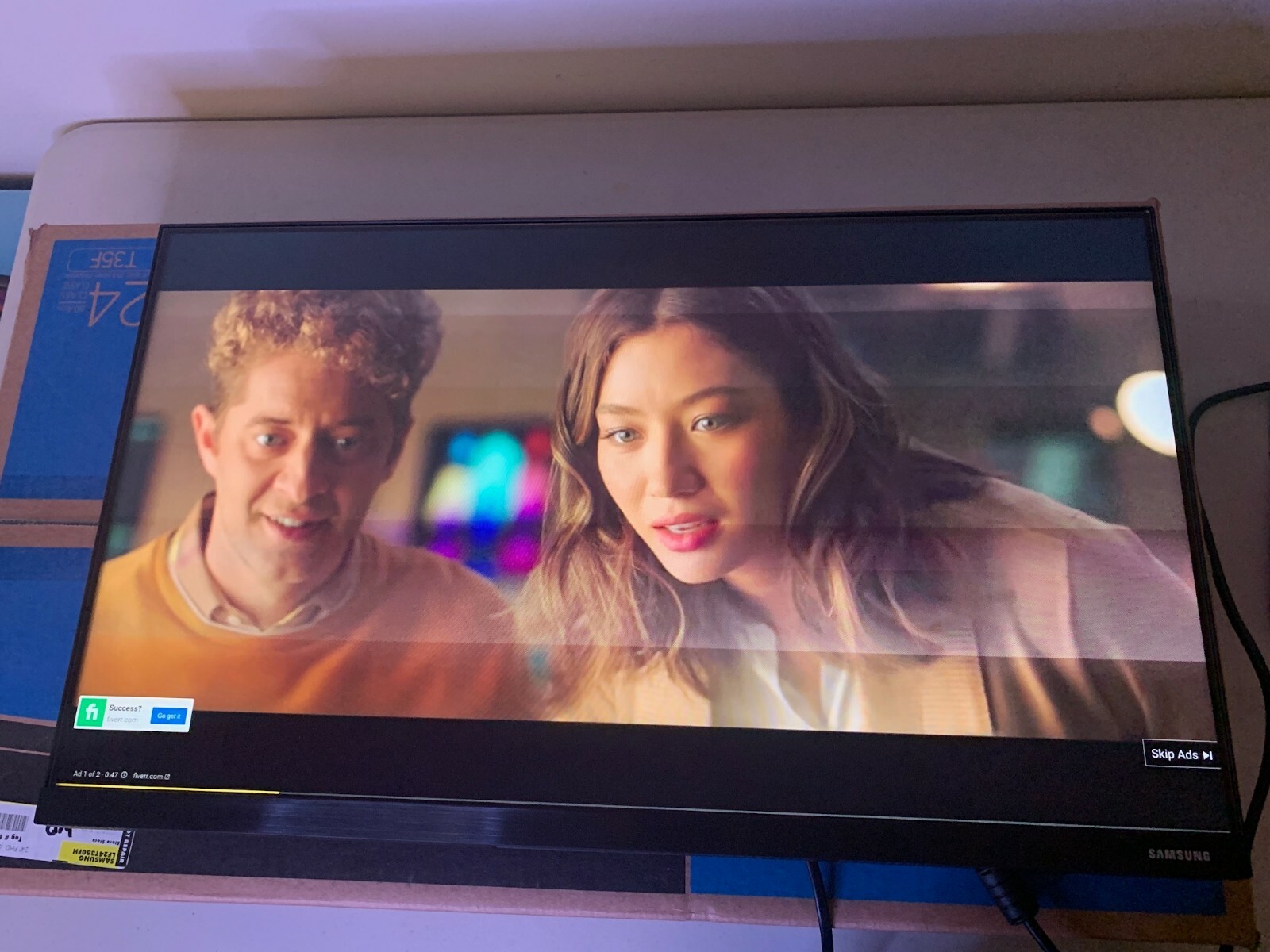 Samsung - T350 Series LF24T350FHNXZA 24" IPS LED FHD, FreeSync, ** DEFECTIVE **