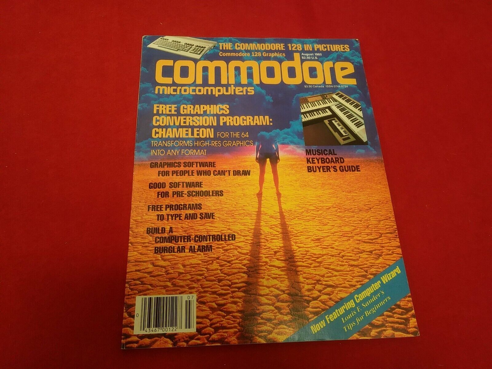 Vtg Commodore Microcomputers Magazine Augest 1985