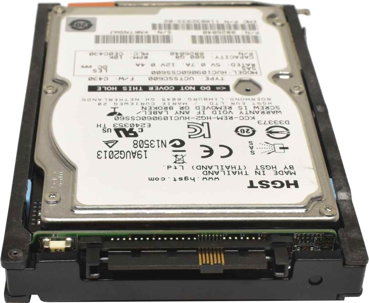 EMC HGST 600GB 2.5" 10K 6G SAS HDD HUC109060CSS600 0B26040 118032933-02