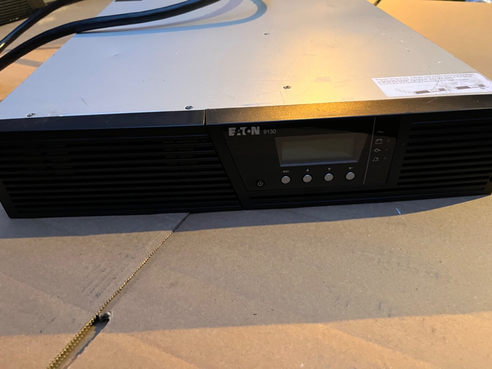 Pre Owned EATON 9130 UPS Uninterruptible Power Supply UPS PW9130L3000R-XL2U
