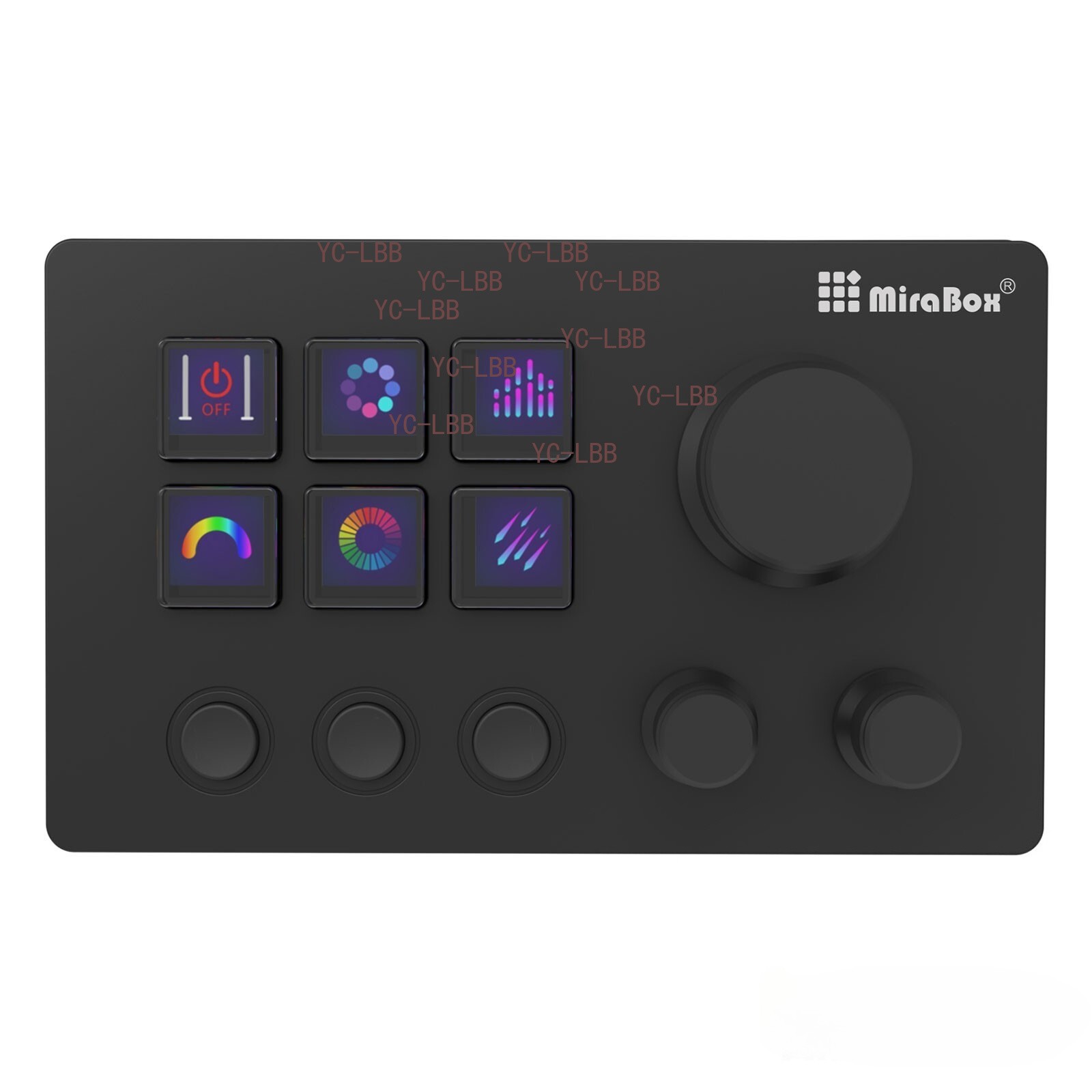 MiraBox Mbox N3E Stream Deck 6-Key Visual Keyboard Wired Custom Keyboard