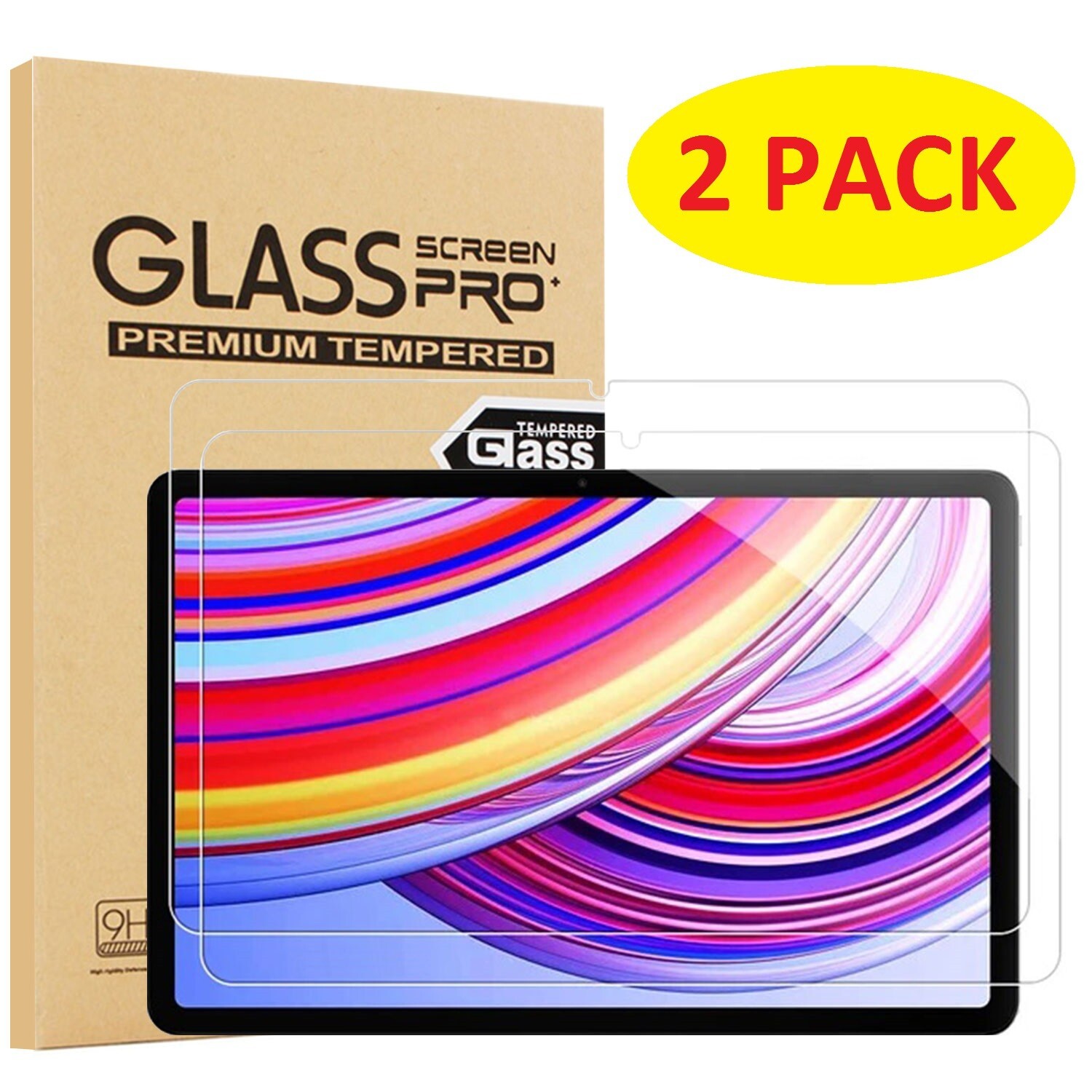 2PCS For Xiaomi Redmi Pad Pro 5G/ Poco Pad 12.1" Screen Protector Tempered Glass