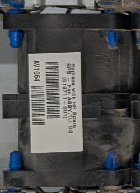 HP 519711-001 Dual Rotor Cooling Fan DL160 G6 DL120 G6 G7 DL165 G7 DL320 G6
