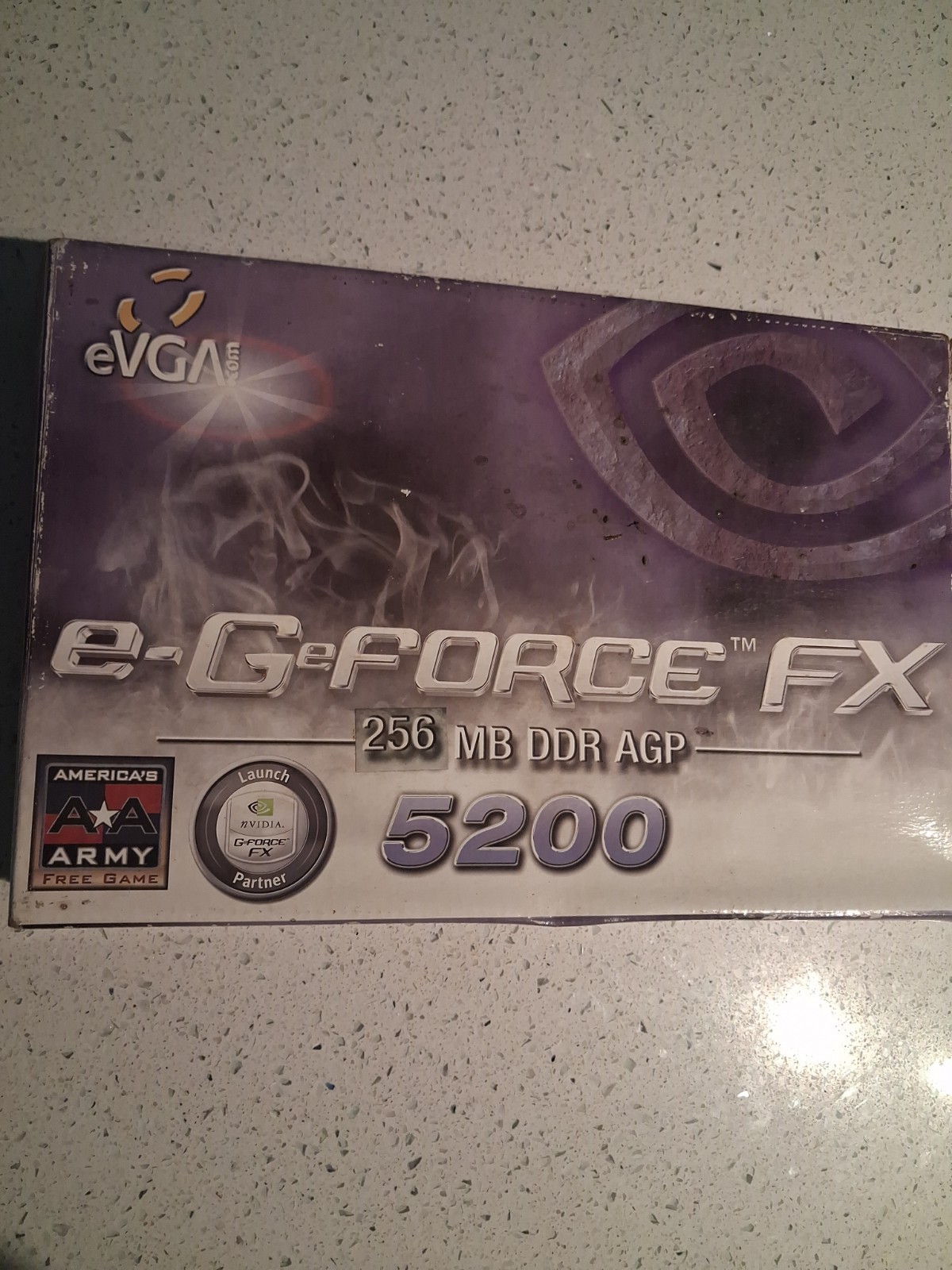 e-GeForce FX 5200 256MB DDR NVIDIA Graphics Card AGP 8X 4X S-Video DVI TV Out