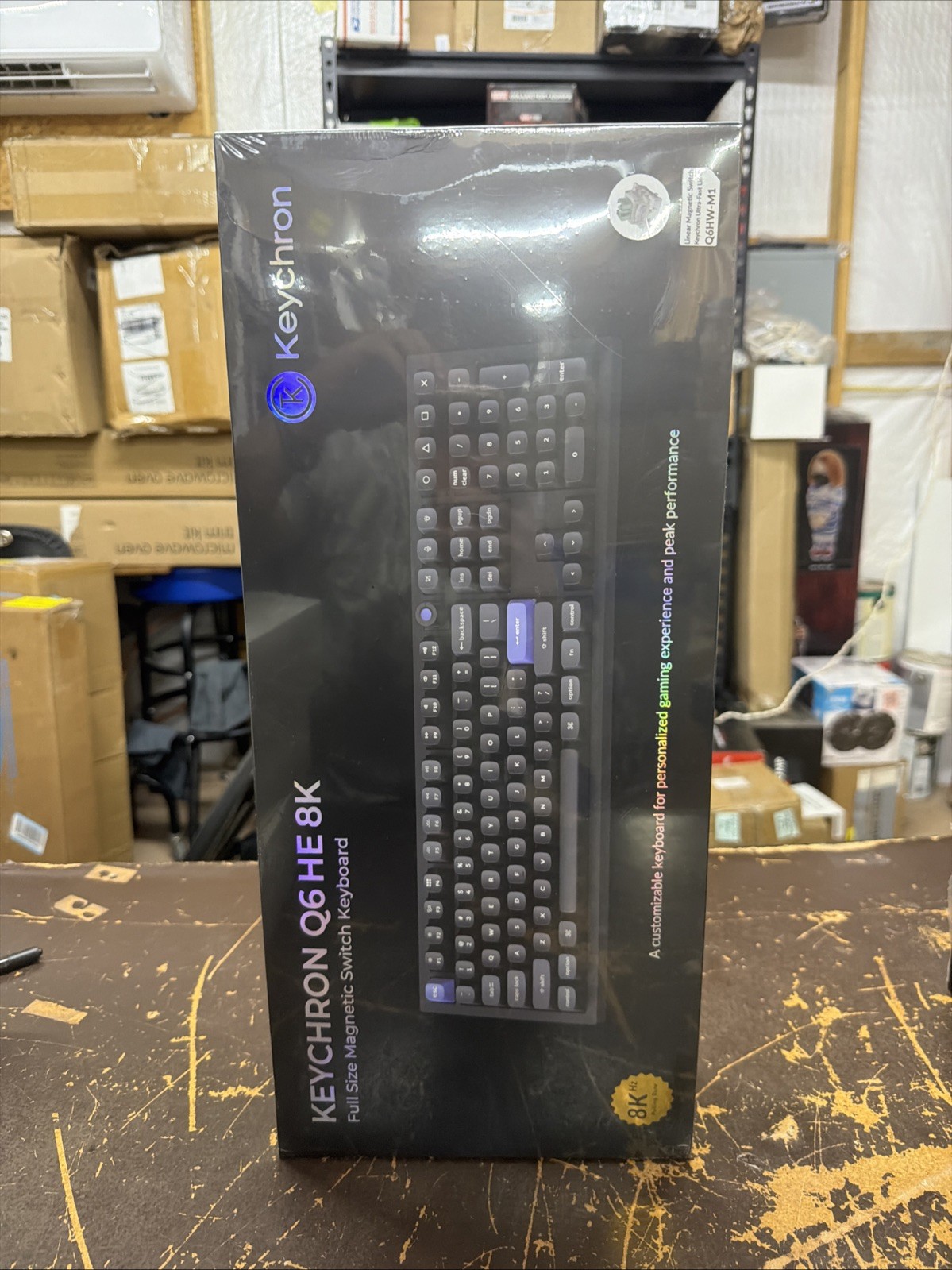 Keychron Q6 HE Wired Hall Effect Keyboard, Rapid Trigger Magnetic Switch