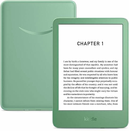 Amazon Kindle 6 in eBook Reader with Ads Wi-Fi 16GB Matcha Green - Open Box
