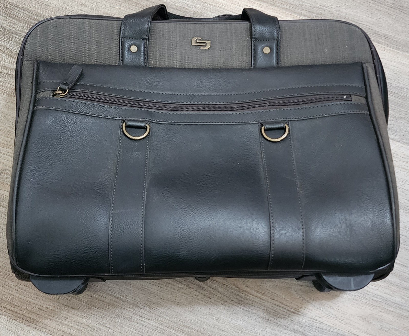 Solo New York MacDougal Rolling Laptop Case 17.3" Black/Expresso