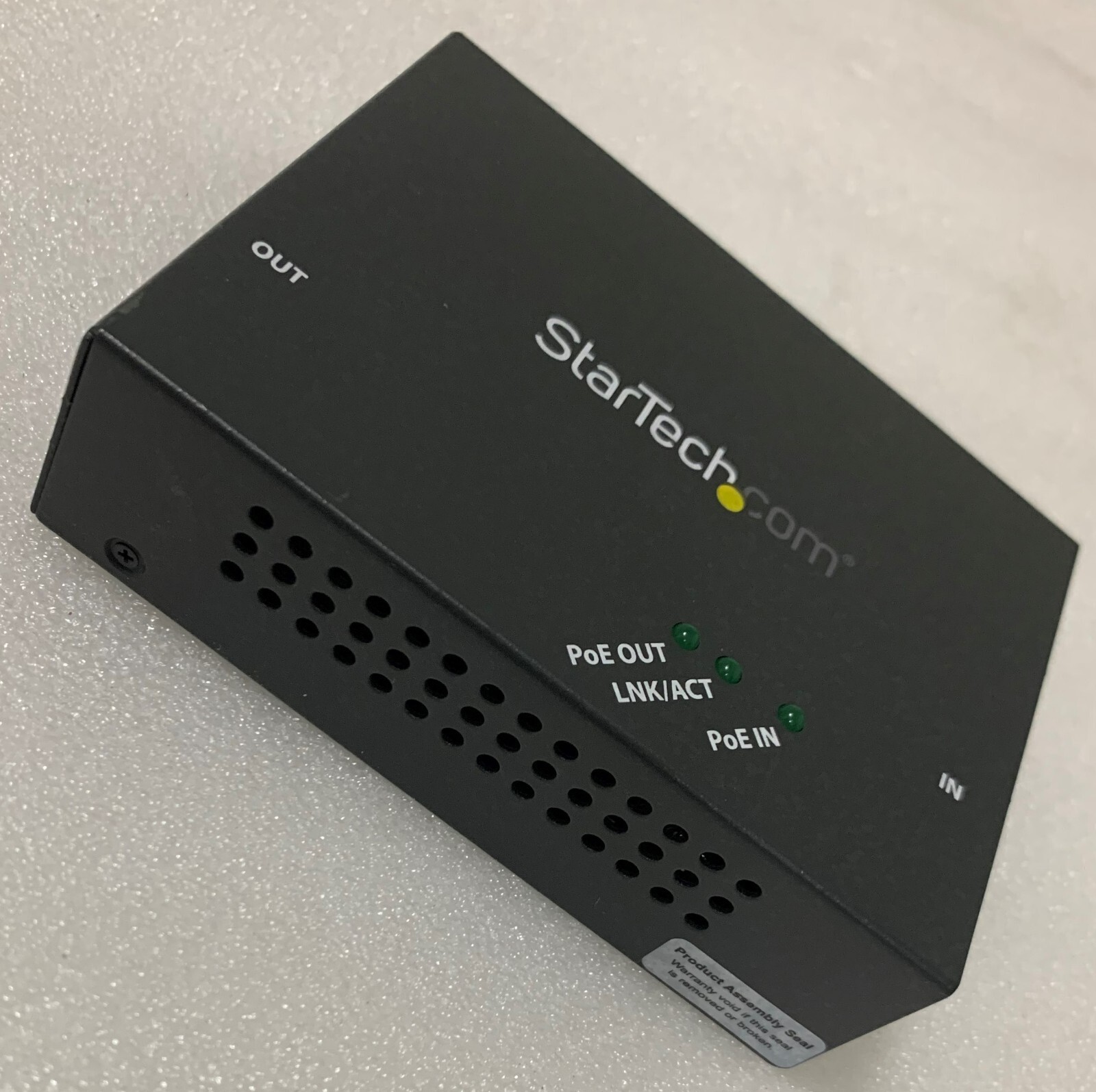 STARTECH.COM POEEXT1GAT 1-PORT GIGABIT POE+ EXTENDER 802.3AT 802.3AF 330 FT NEW