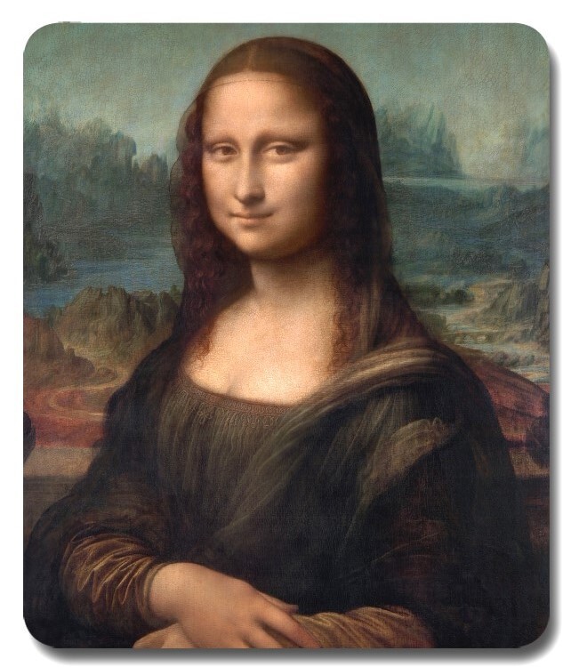 Famous Art Painting ~ Mouse Pad / Mousepad ~ Da Vinci Klimt - Gifts for Artists