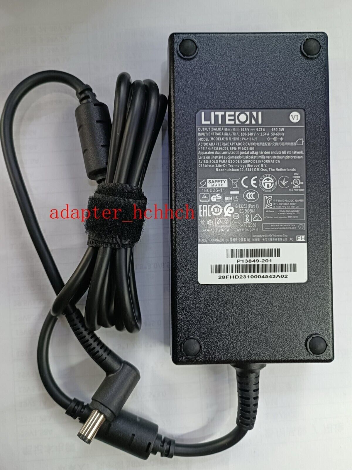 Original Liteon P13849-201 19.5V 9.23A Adapter Fr HPE MicroServer Gen10 Plus#