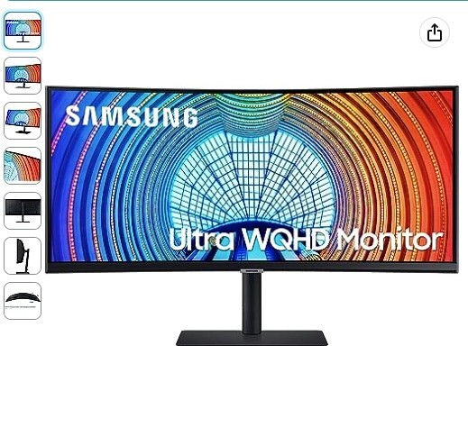 Samsung Ultra Widescreen 34" Curved Monitor