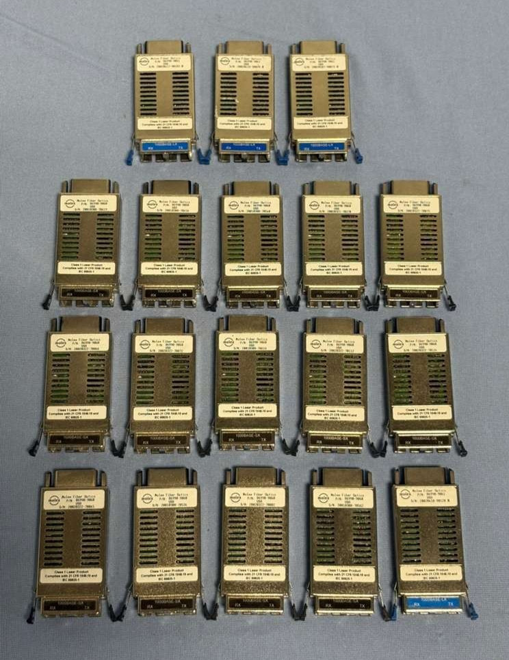 18x Molex Fiber Optics 1000Base-SX / LX Transceiver Module 86990-9060 86990-9061
