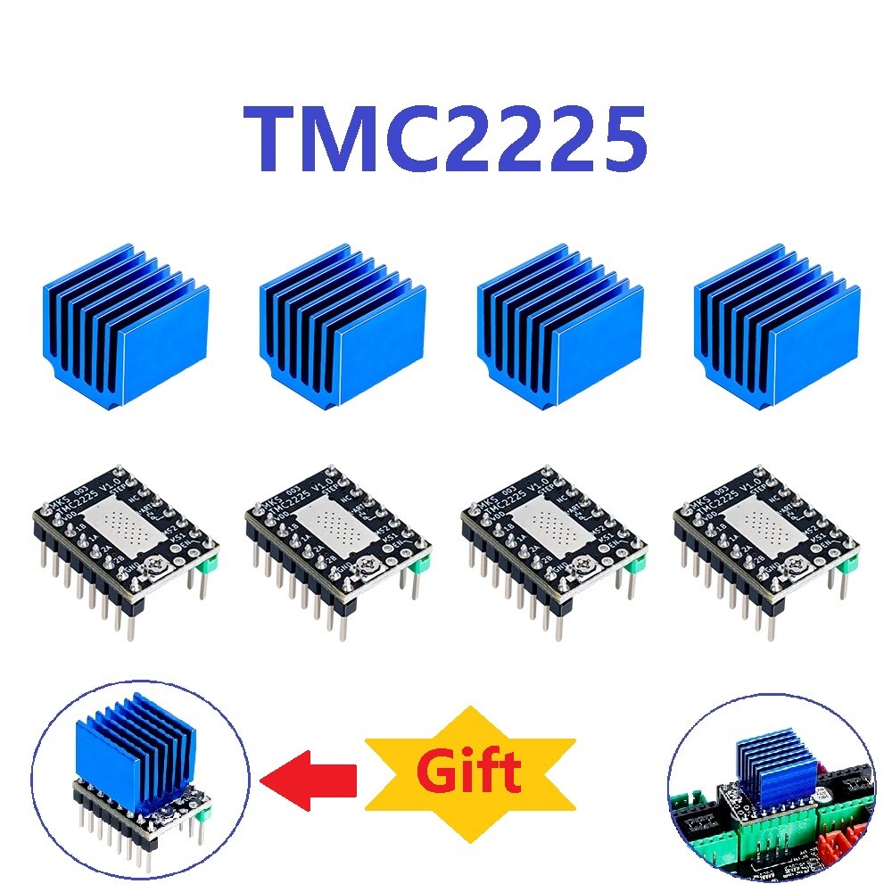 5pcs TMC2225 Stepper Motor Driver StepStick 3D Printer Parts Ultra Silent SGen_L