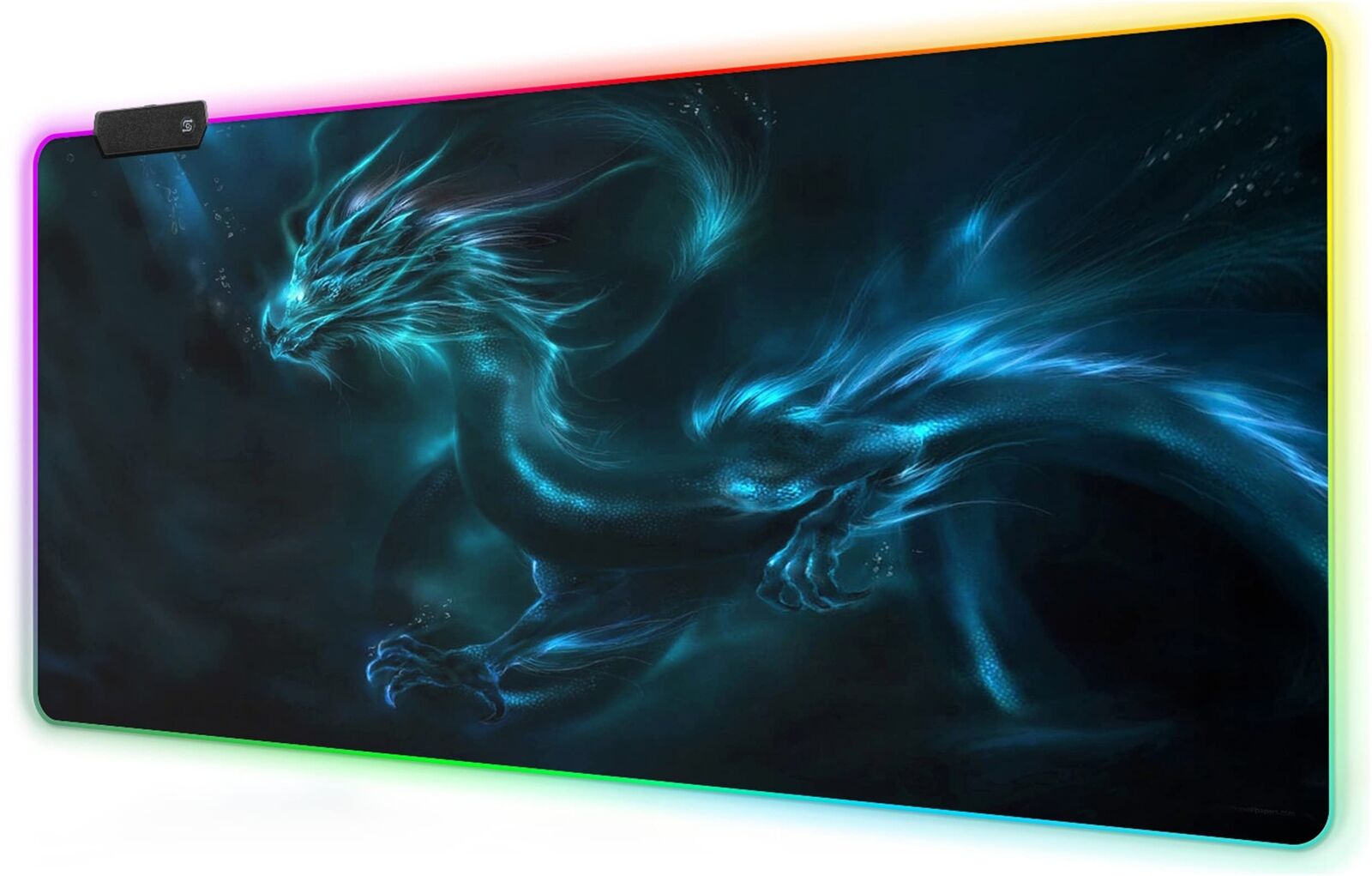 RGB Gaming Mouse Pad - Extra Large XXL LED Gaming Mouse Mat with Custom Desig...