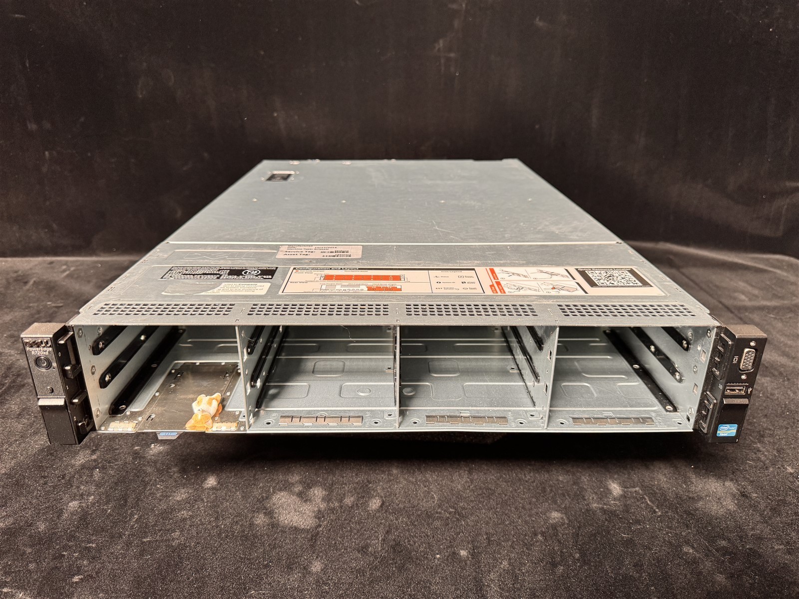 DELL POWEREDGE R720xd 12LFF 2x 6C E5-2620V2 2.1GHz 16GB RAM 1x 300GB SAS H310