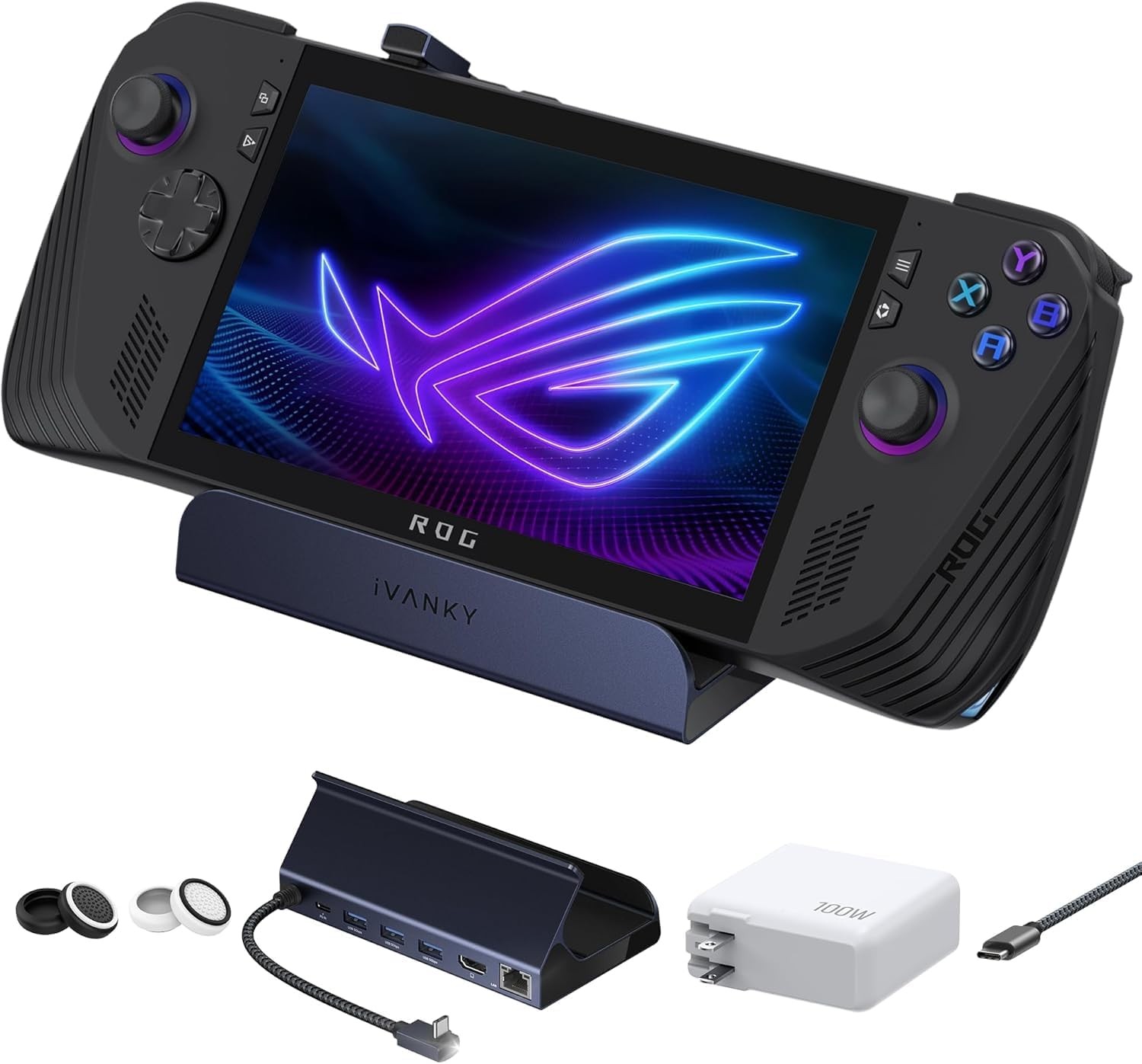 iVANKY Legion Go Dock 8 in 1 with 100W Charger