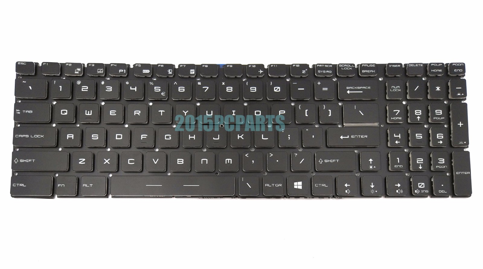 New MSI MS-16J4 MS-16J5 MS-179B MS-1799 Full RGB Backlit Keyboard Crystal US