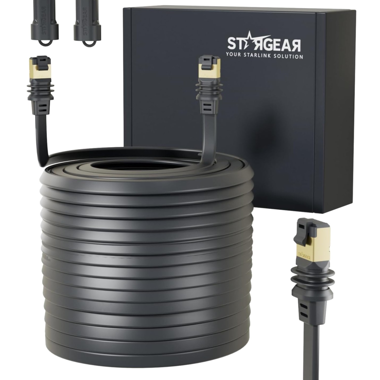 150FT Starlink Gen 3/Mini Cable, Starlink Flat Hidden Power Ethernet Cable, S...