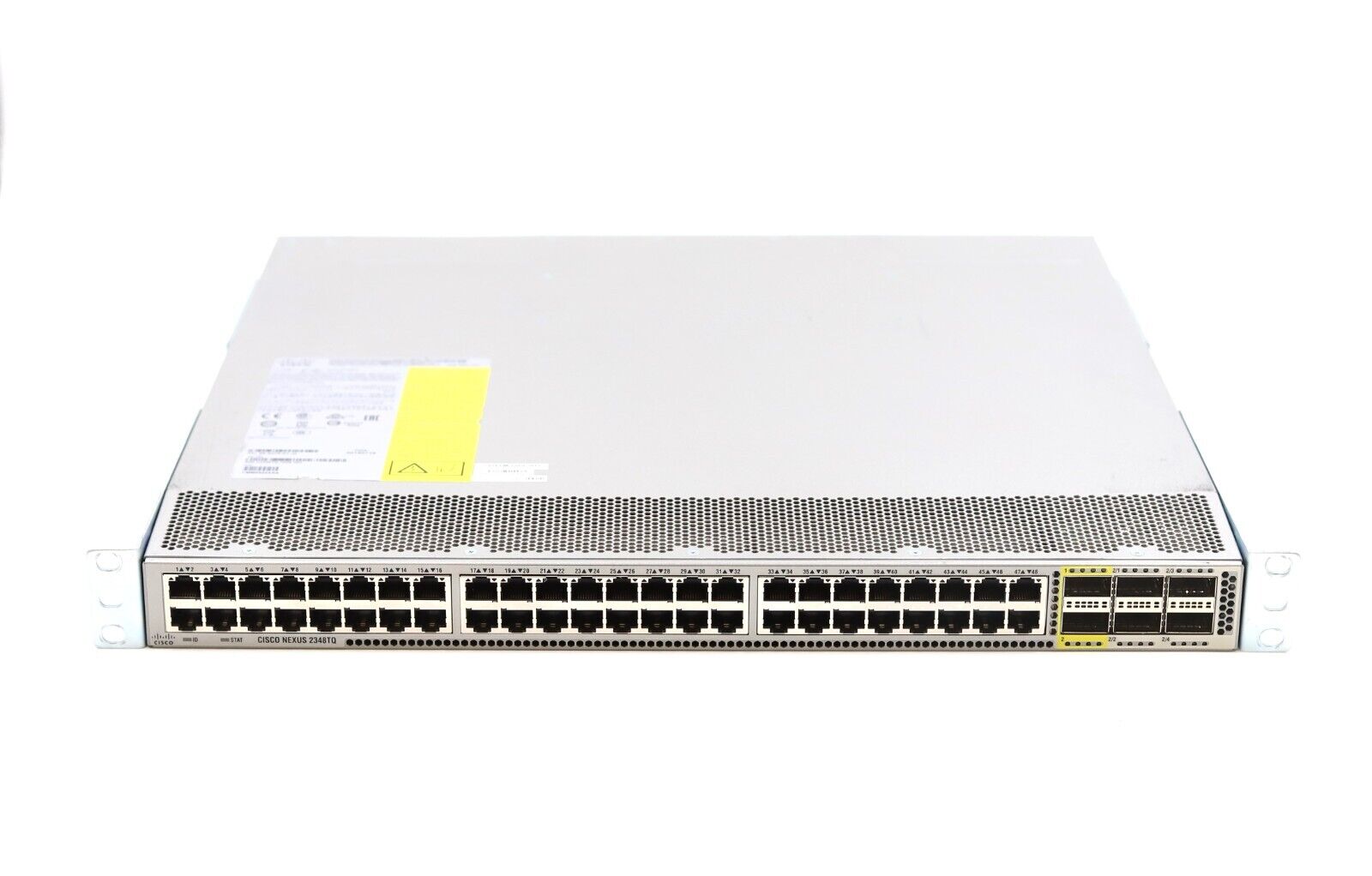 Cisco Nexus 2348TQ 48x10GbE RJ45 6xQSFP Gigabit Switch W/Ears N2K-C2348TQ-10GE