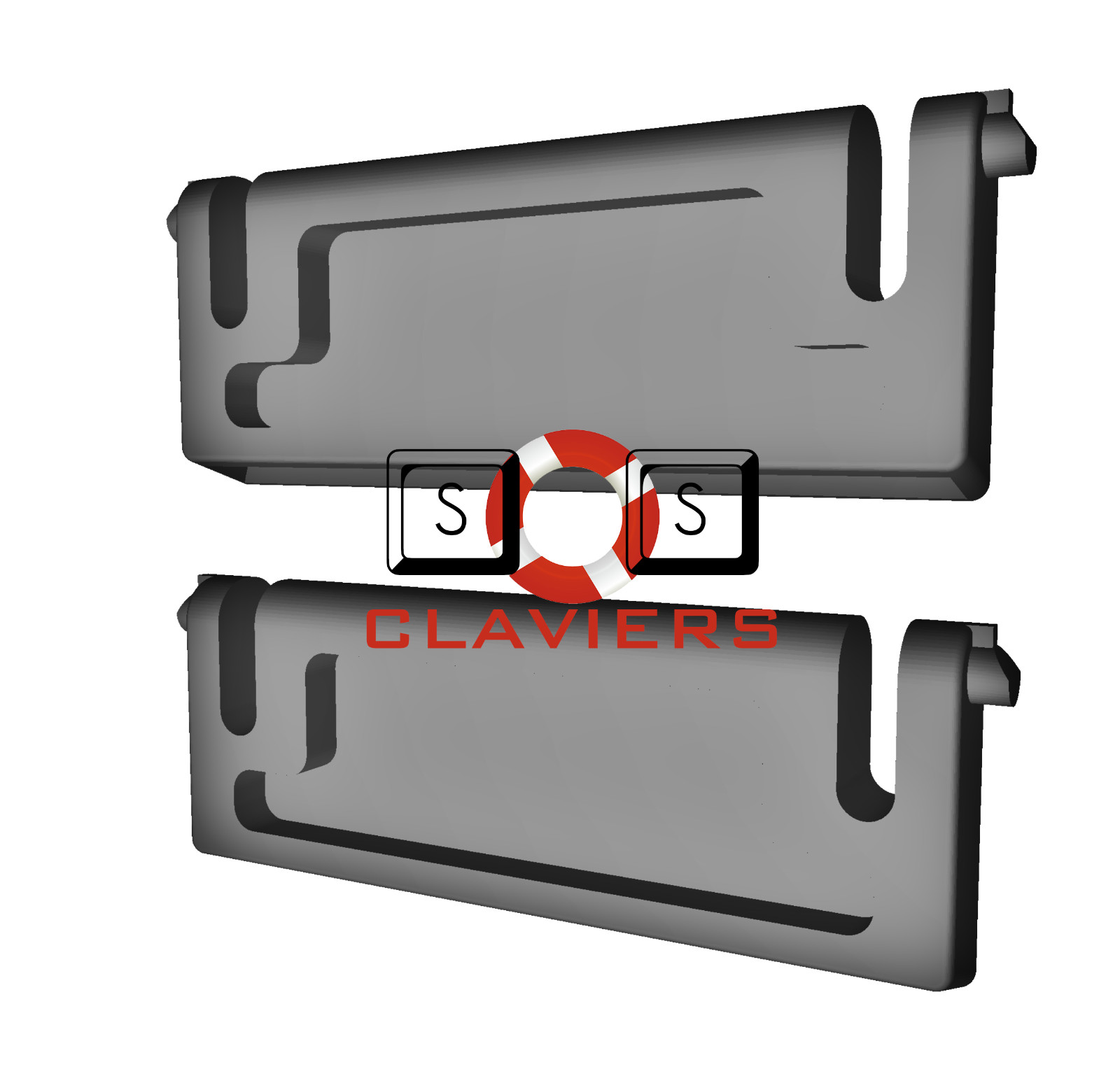 Roccat Vulcan 122 AIMO Keyboard Spare Replacement Tilt Leg Stand Foot Feet Set