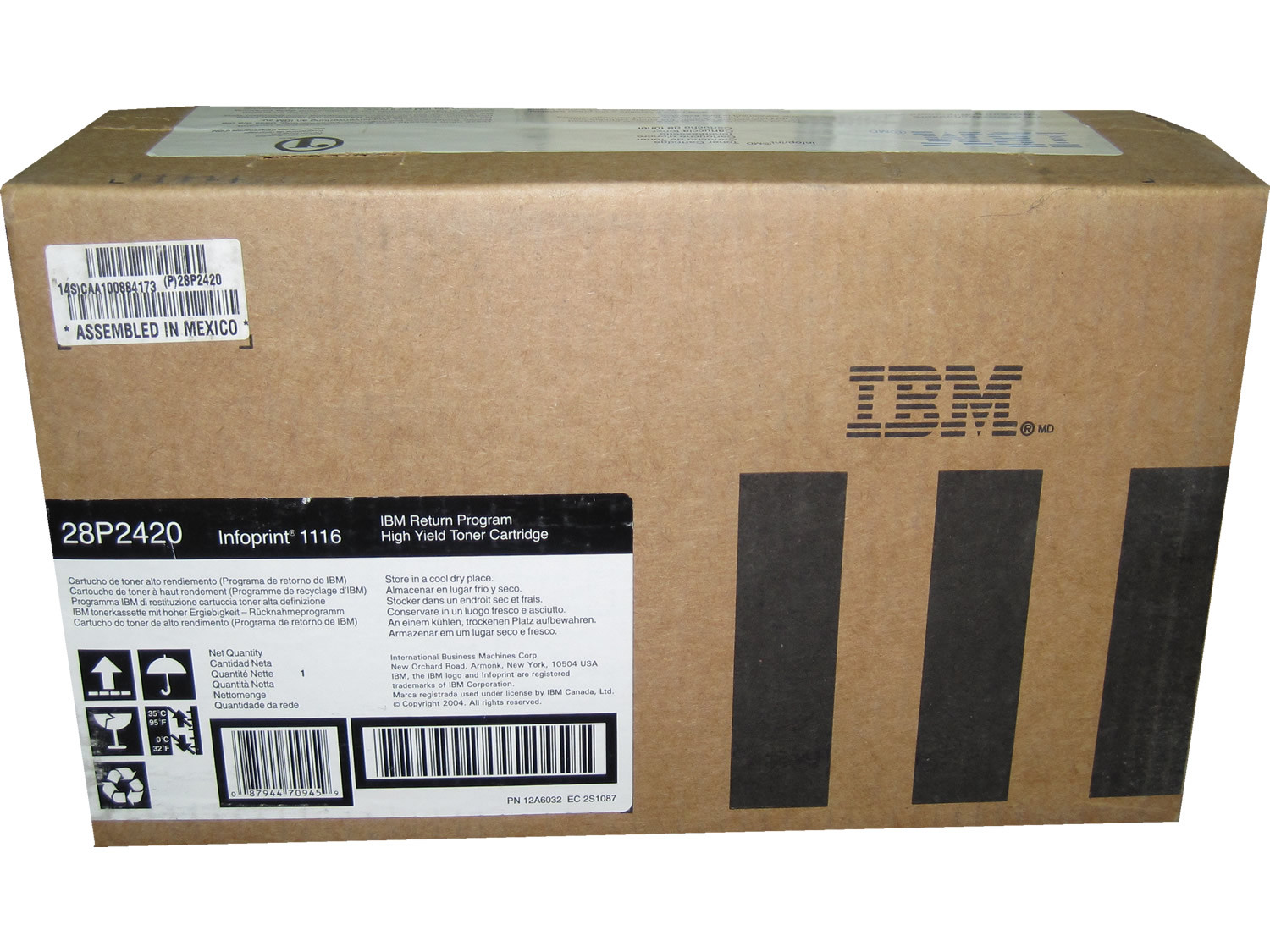 Original IBM 28P2420 toner Infoprint 1116 black for 1116 N 4516 A-stock