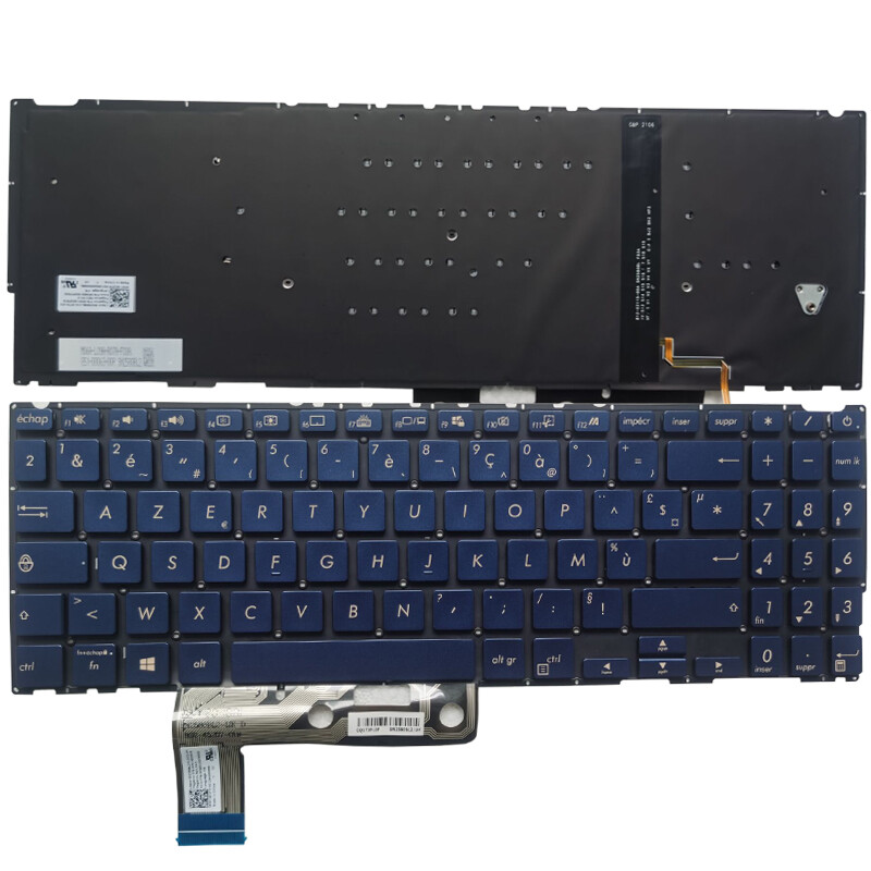 Laptop French Keyboard FOR Asus ZenBook 15'' UX533F UX533FD UX533FN clavier