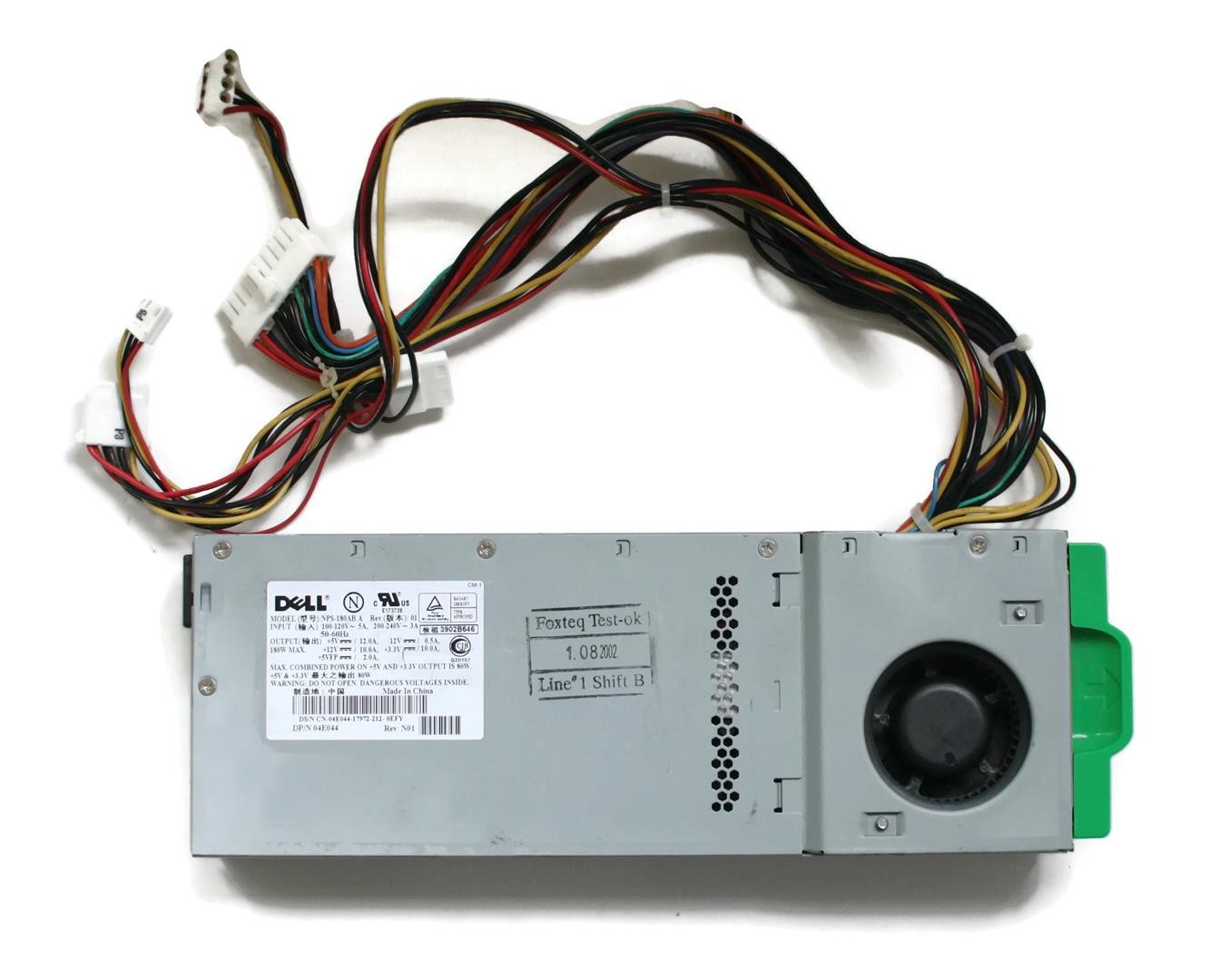 Pwr supply 04e044 optiplex gx240 180w, nps-180ab a rev.01