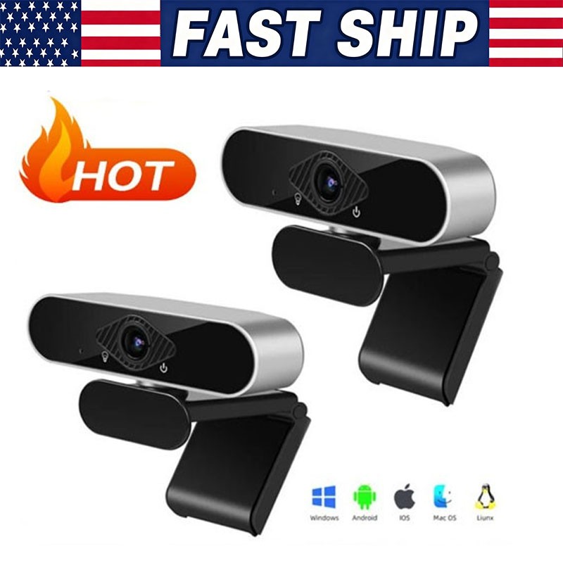 1080P Full HD USB Webcam for PC Desktop,Laptop Web Camera with Microphone LOT