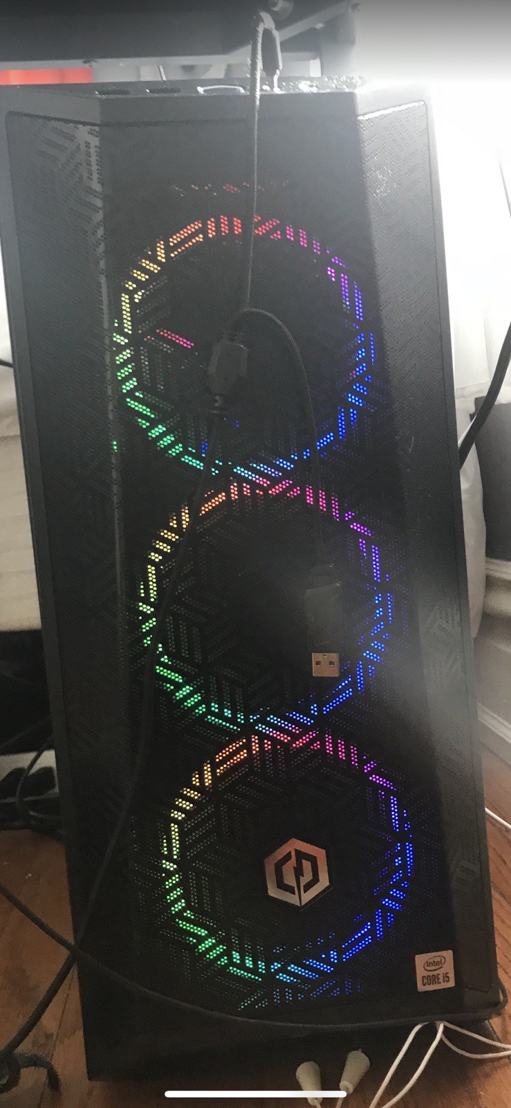 CyberPowerPC Gaming Desktop-i5-10400F/ GTX 1660 SUPER/8GB RAM/RGB/Windows 10