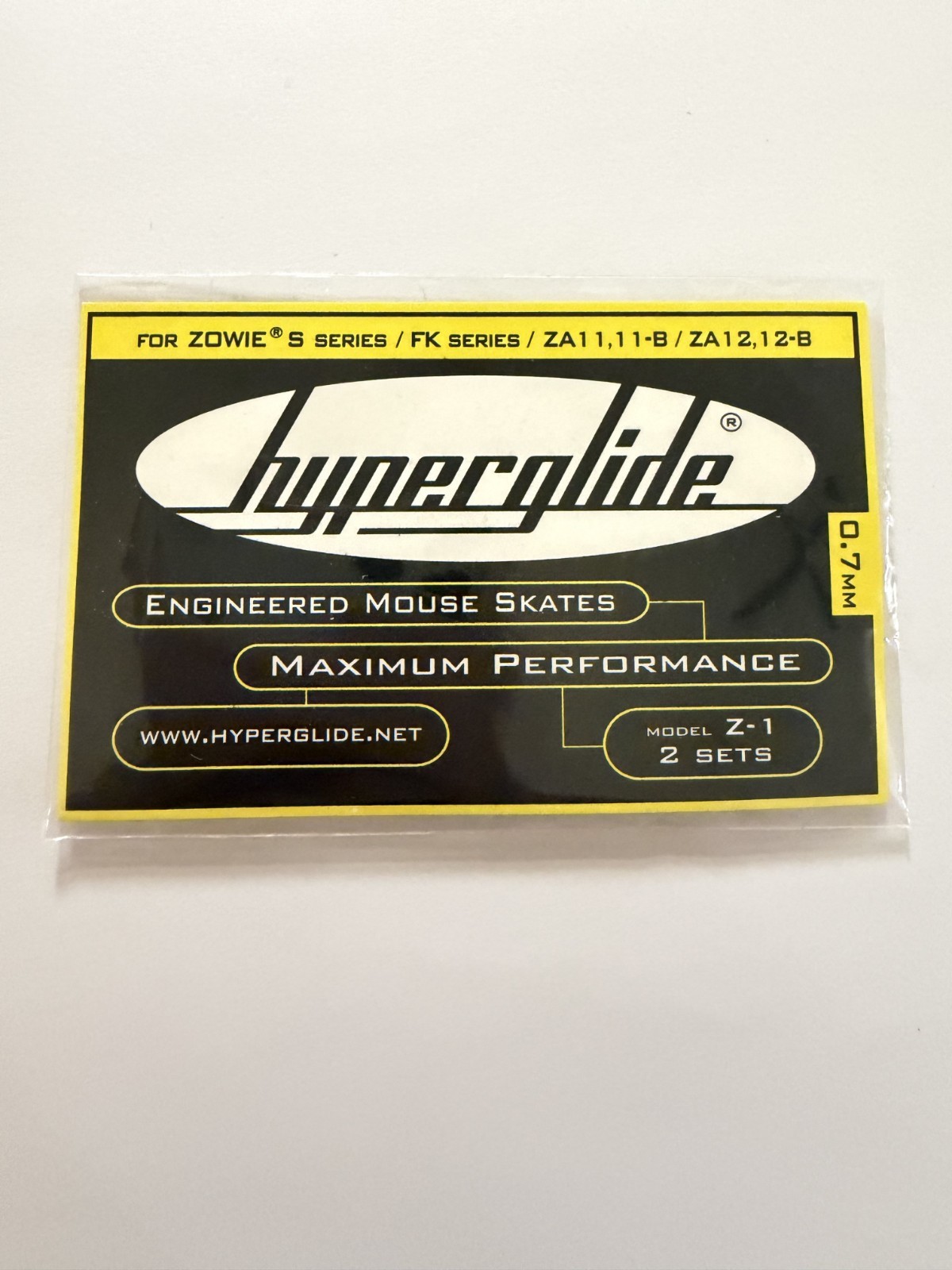 Hyperglide Mouse Skates for ZOWIE S1/S2/ZA11/ZA12/FK2/FK1/FK/AM (2 sets)