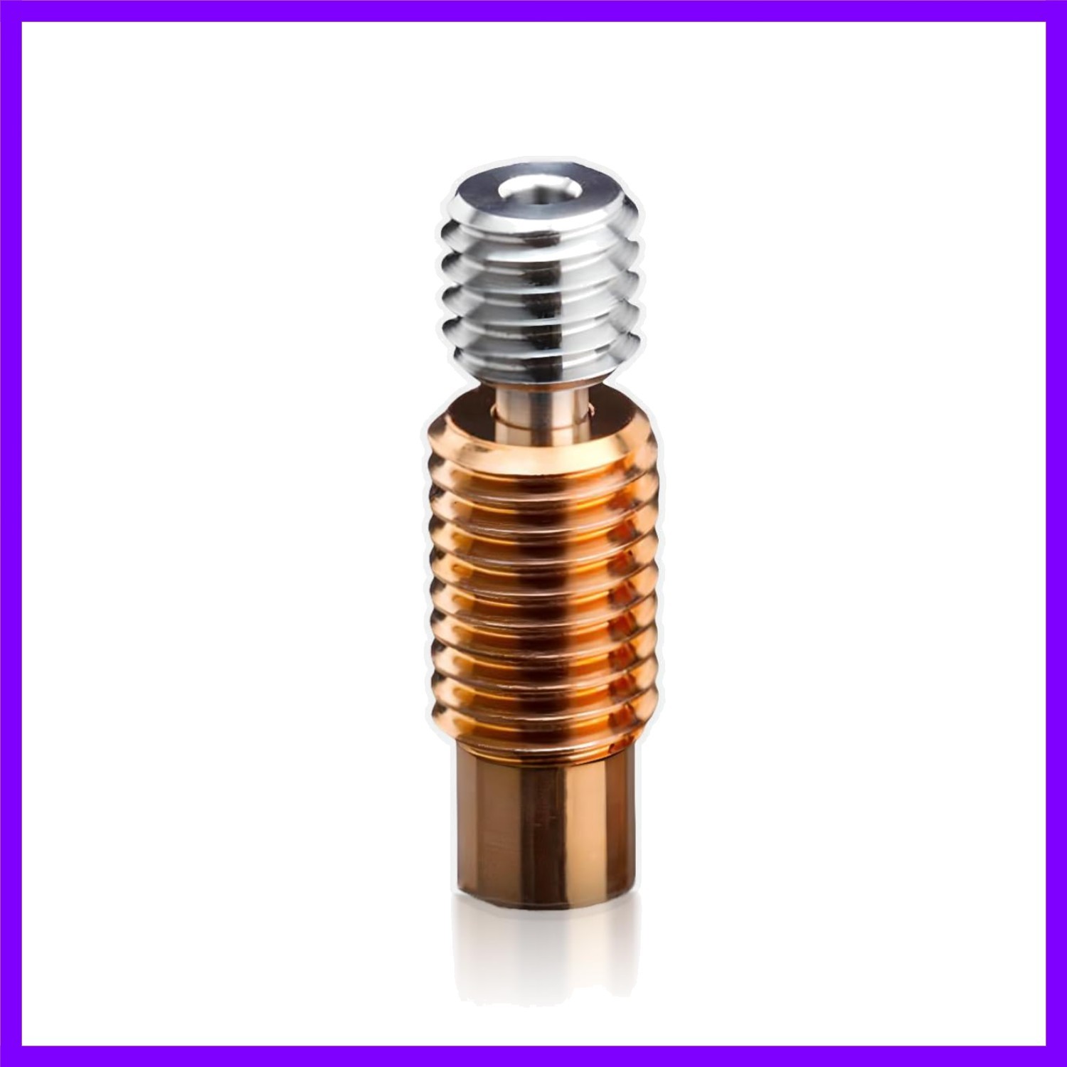 V6 Heatbreak,V6 BiMetal Heatbreak Copper+Titanium Alloy Upgrade V6 All Metal ...