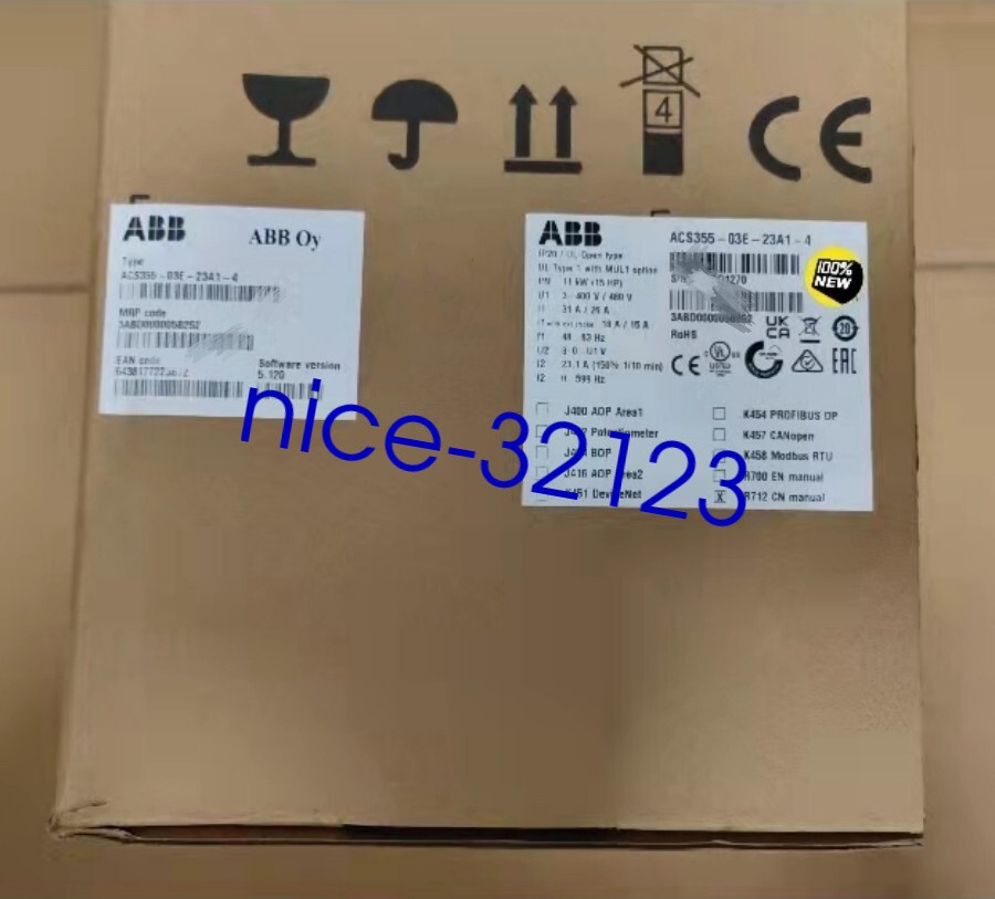 1pc ABB ACS355-03E-23A1-4 frequency converter 3PH 11KW