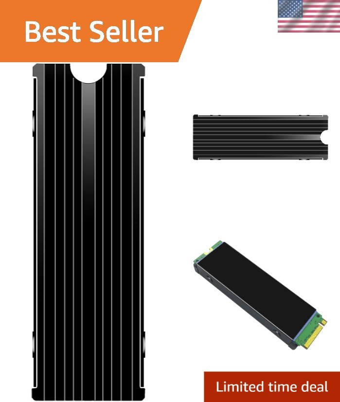 M.2 SSD Double-Sided heatsink with Thermal Pads for Ultimate Cooling Solution
