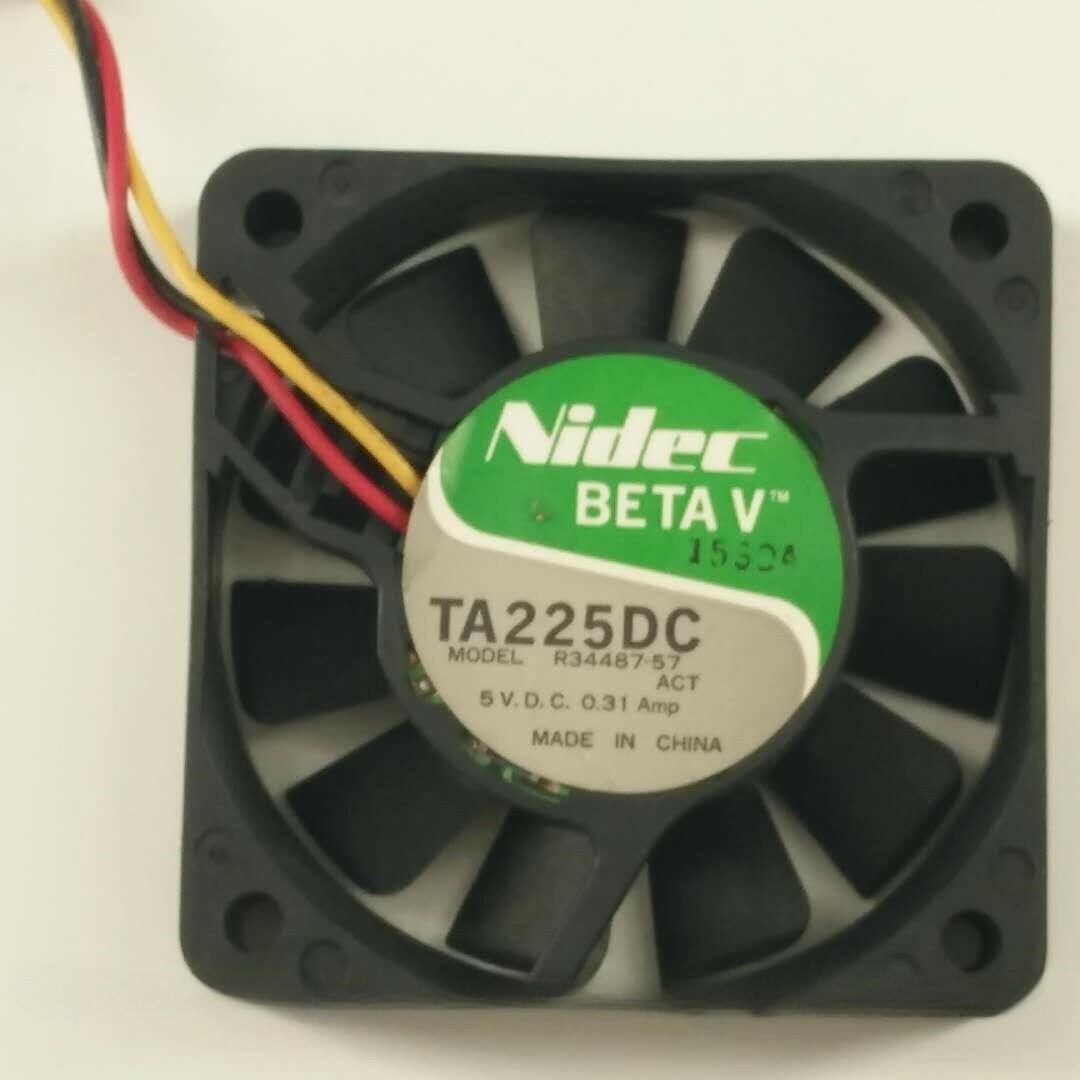 1pcs Nidec 60*60*15 TA225DC R34487-57 DC 5V 0.31A 3 wire cooling fan