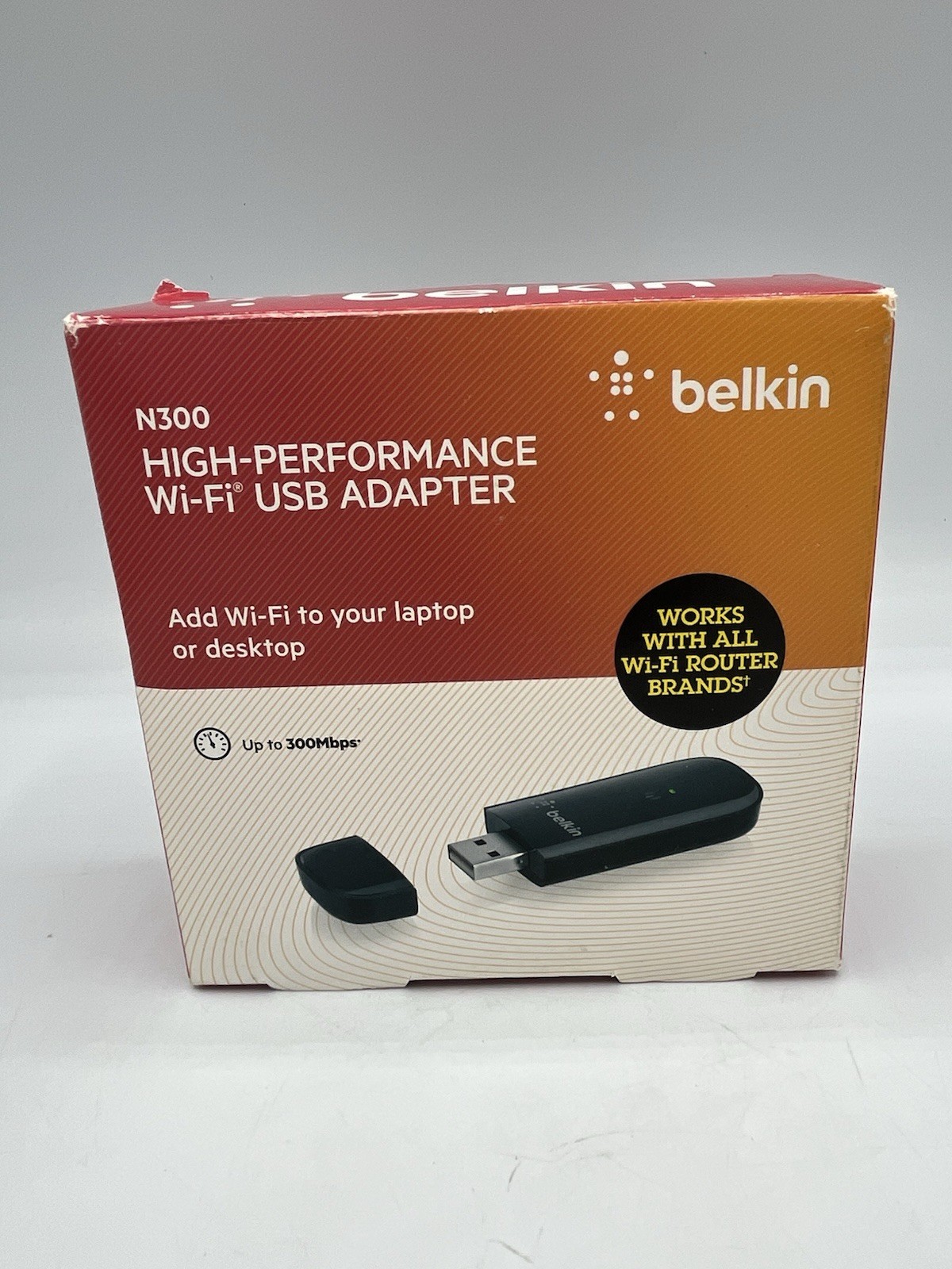 Belkin N150 High Performance Wireless 802.11b/g/n Wi-Fi USB Adapter Dongle