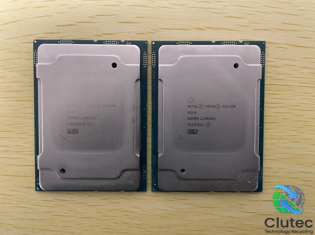 LOT OF 2 - Intel SRFB9 Xeon Silver 4214 2.2GHz 12-Core Socket 3647 CPU Processor