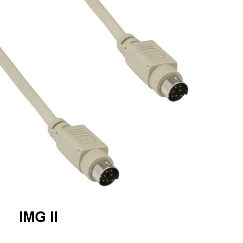Kentek 6' Mini DIN 8 Pin Male to Male for Mac to Imagewriter II Printer Cable