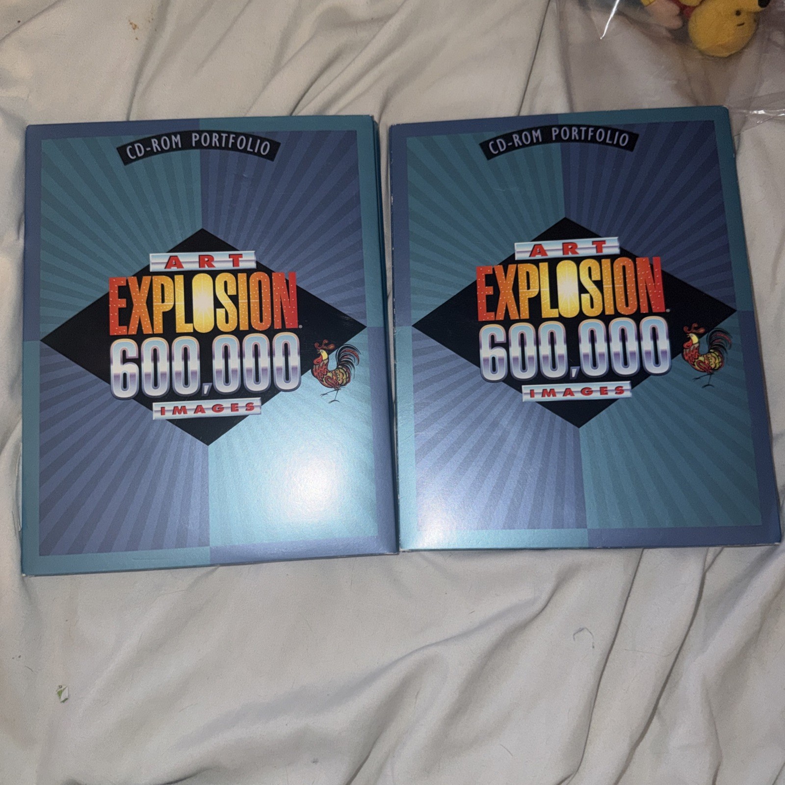 Art Explosion 600,000 Images - 2 CD-ROM Portfolios 19 CDs Discs 11-29