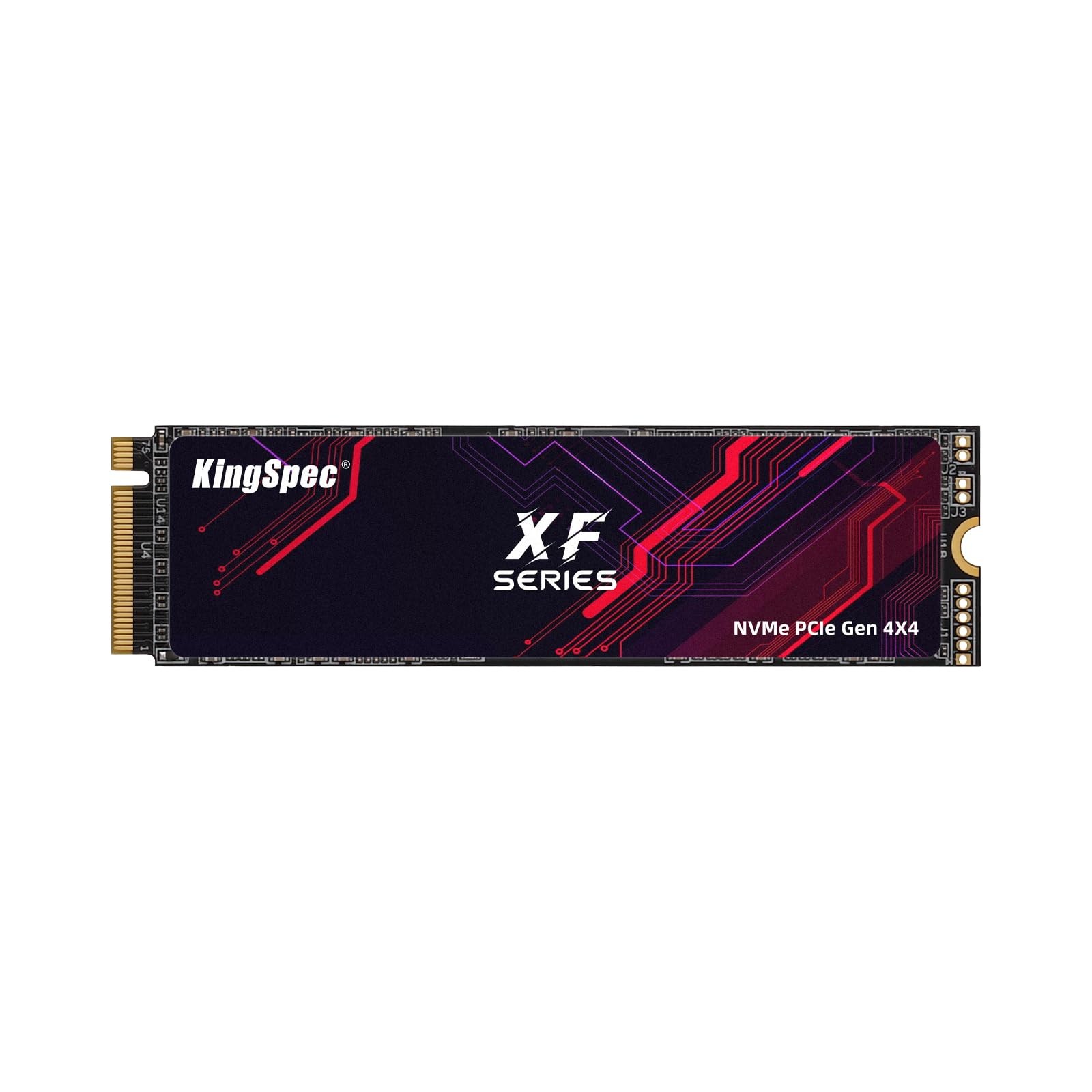 KingSpec 2TB M.2 SSD 2280 NVMe PCIe 4.0 x4, Read/Write Speed up to 2 TB