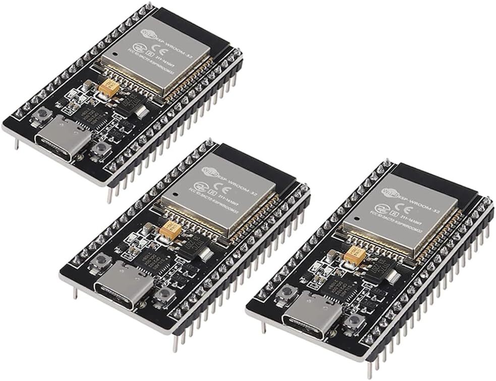 3pcs ESP32 ESP-32D ESP-WROOM-32 CP2012 USB C 38 Pin WiFi+Bluetooth Dual Core