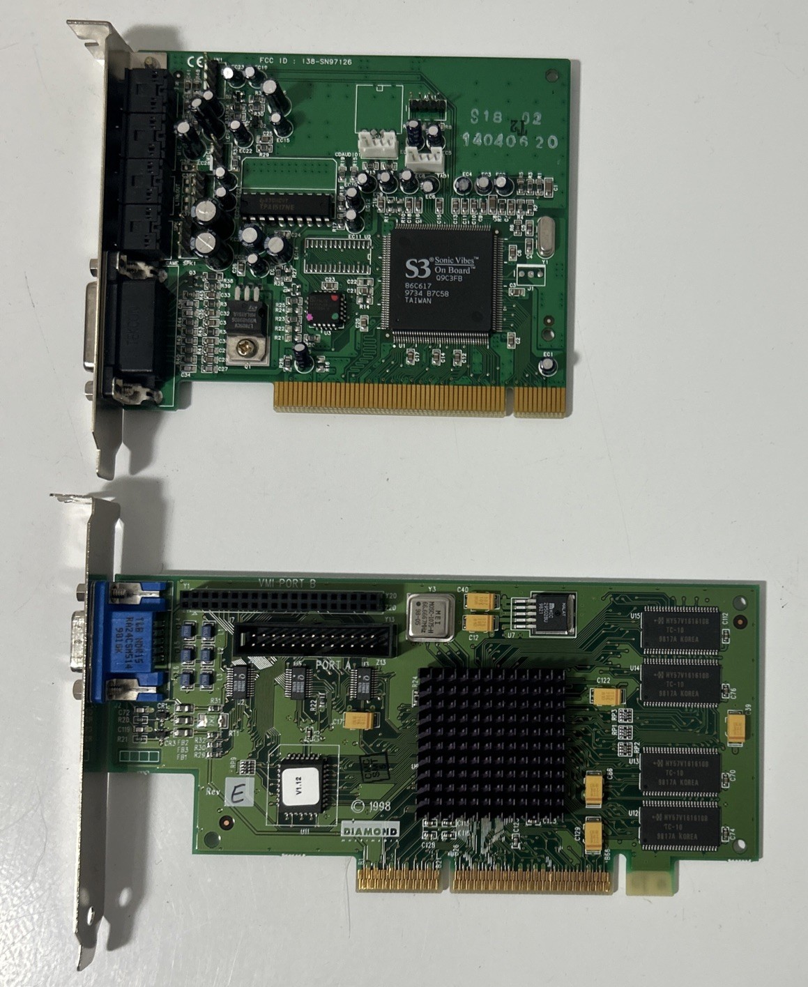 Diamond Stealth II G460 8MB AGP Graphics Card + Aztech PCI Sc-128 Sound Card