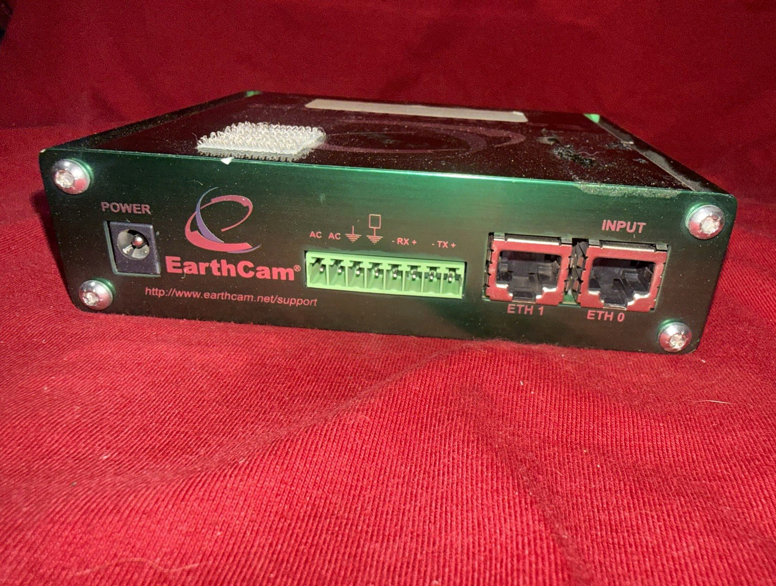 EarthCam Network Camera Controller Interface Box Ethernet Serial Untested