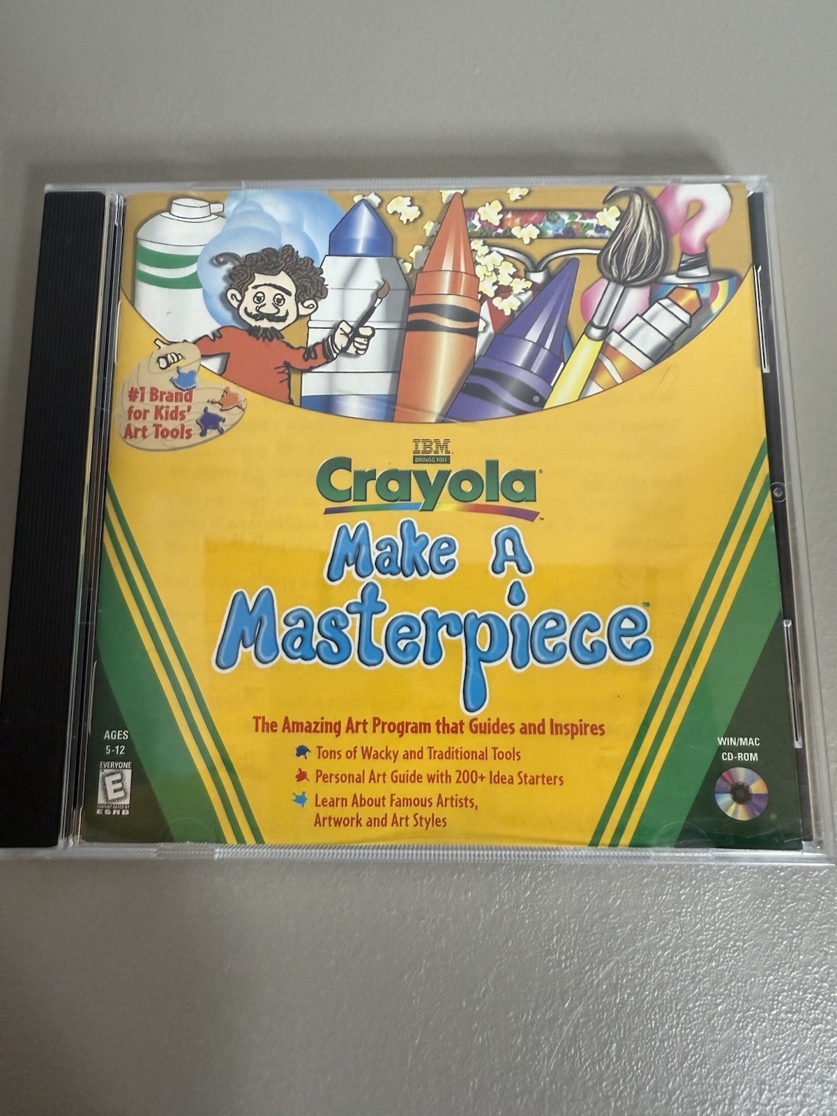 Vintage "IBM Crayola Make A Masterpiece"  WIN/MAC CD-ROM