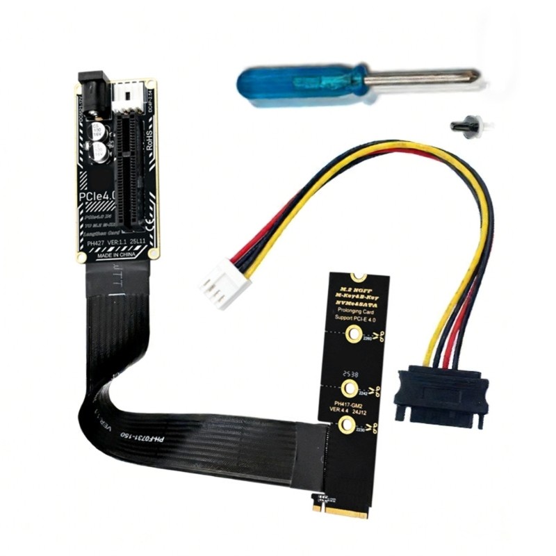 M.2 M Key Nvme To PCIe4.0 Extension Cable Adapter Data Transfer Board