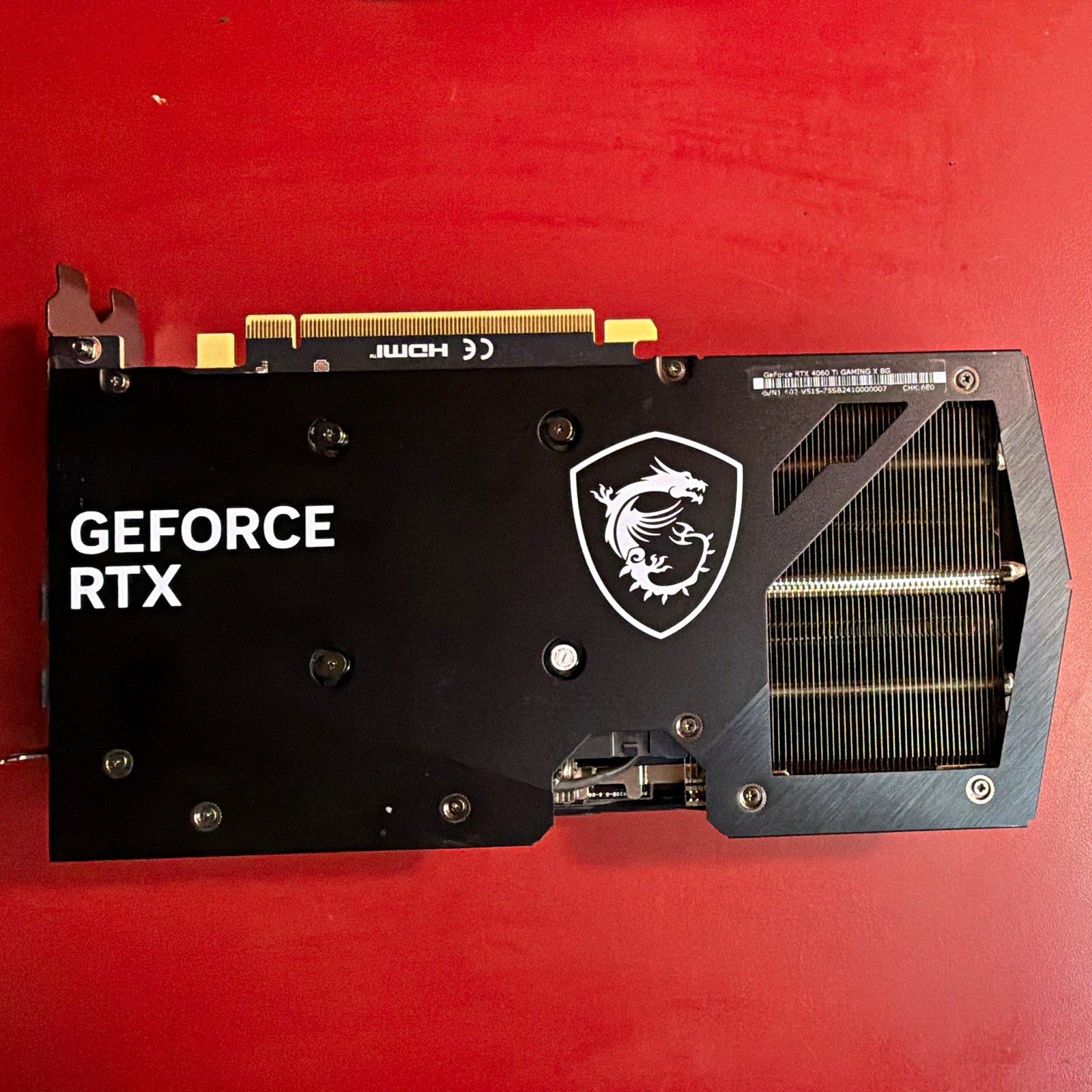 MSI NVIDIA GeForce RTX 4060 Ti Gaming X 8G GPU RGB, Dual Fan w/Heatsink